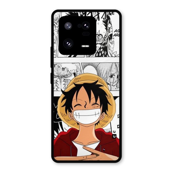 Manga Style Luffy Metal Back Case for Xiaomi 13 Pro