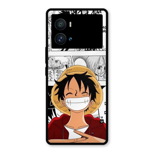 Manga Style Luffy Metal Back Case for iQOO 9 Pro