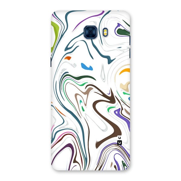 Marbled Printed Art Back Case for Galaxy C7 Pro