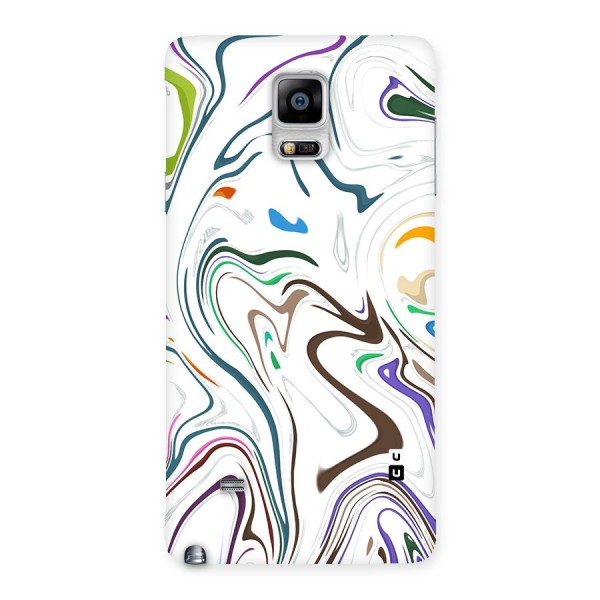 Marbled Printed Art Back Case for Galaxy Note 4