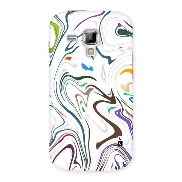 Marbled Printed Art Back Case for Galaxy S Duos