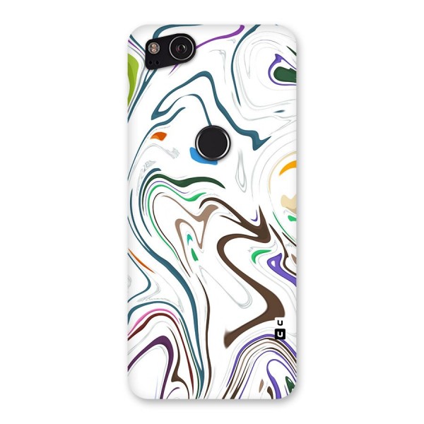 Marbled Printed Art Back Case for Google Pixel 2