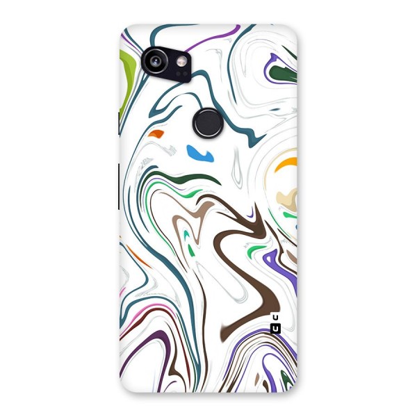 Marbled Printed Art Back Case for Google Pixel 2 XL