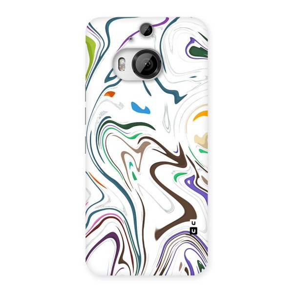 Marbled Printed Art Back Case for HTC One M9 Plus