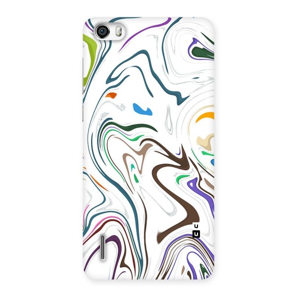 Marbled Printed Art Back Case for Honor 6