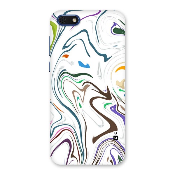 Marbled Printed Art Back Case for Honor 7s