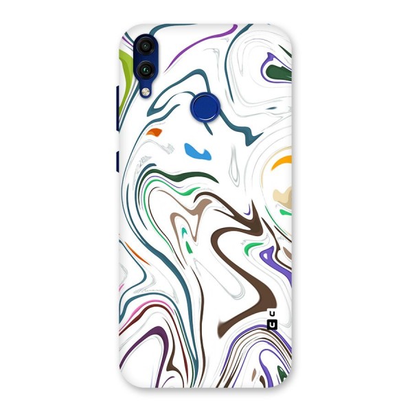 Marbled Printed Art Back Case for Honor 8C