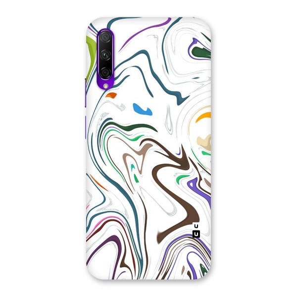 Marbled Printed Art Back Case for Honor 9X Pro