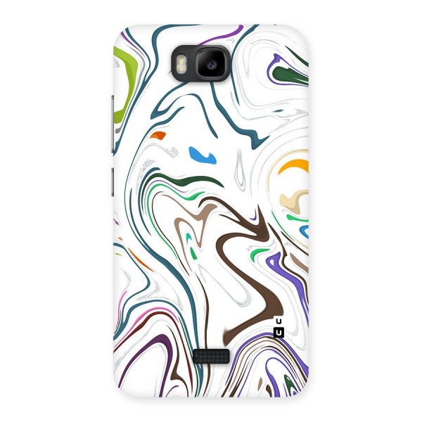 Marbled Printed Art Back Case for Honor Bee