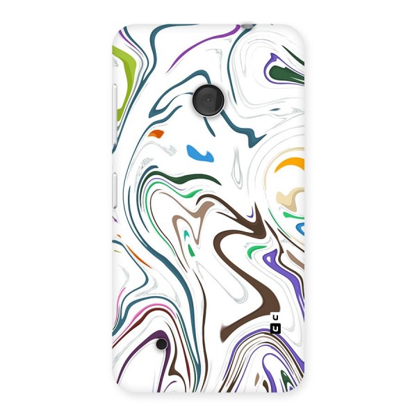 Marbled Printed Art Back Case for Lumia 530