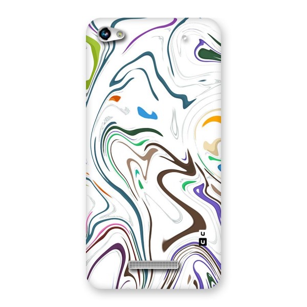 Marbled Printed Art Back Case for Micromax Hue 2