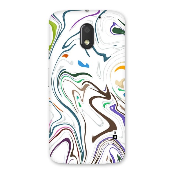 Marbled Printed Art Back Case for Moto E3 Power