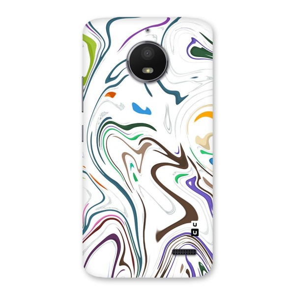 Marbled Printed Art Back Case for Moto E4