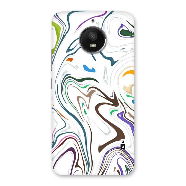 Marbled Printed Art Back Case for Moto E4 Plus