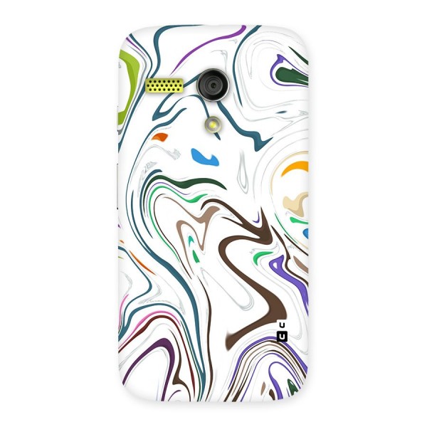 Marbled Printed Art Back Case for Moto G