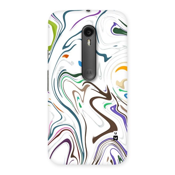 Marbled Printed Art Back Case for Moto G3