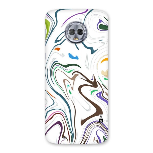 Marbled Printed Art Back Case for Moto G6