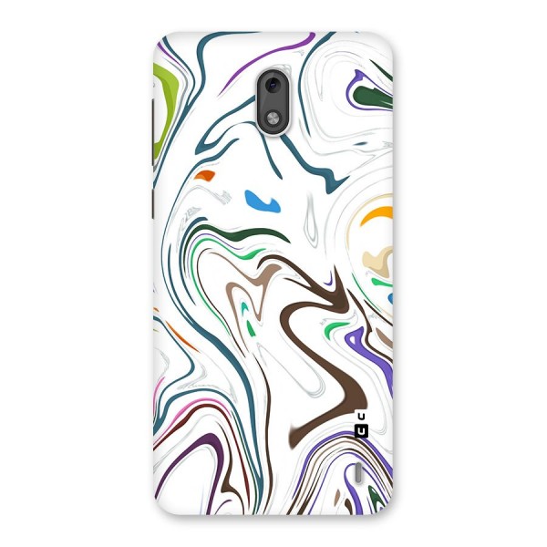 Marbled Printed Art Back Case for Nokia 2