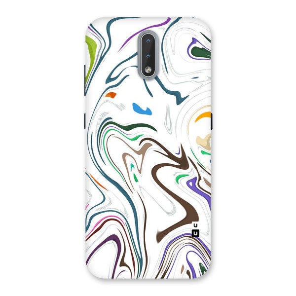 Marbled Printed Art Back Case for Nokia 2.3