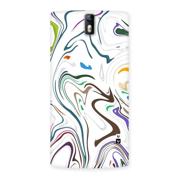 Marbled Printed Art Back Case for One Plus One