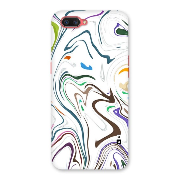 Marbled Printed Art Back Case for Oppo A3s