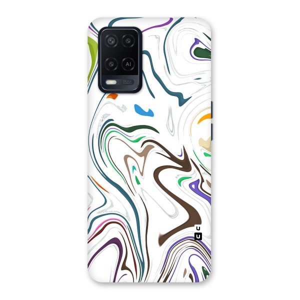 Marbled Printed Art Back Case for Oppo A54