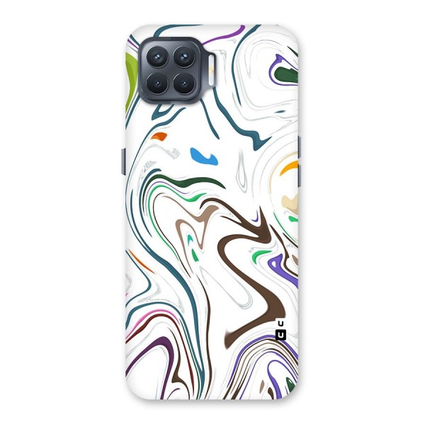 Marbled Printed Art Back Case for Oppo F17 Pro