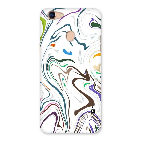 Marbled Printed Art Back Case for Oppo F5