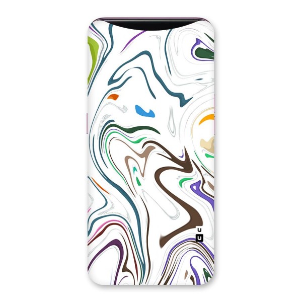 Marbled Printed Art Back Case for Oppo Find X