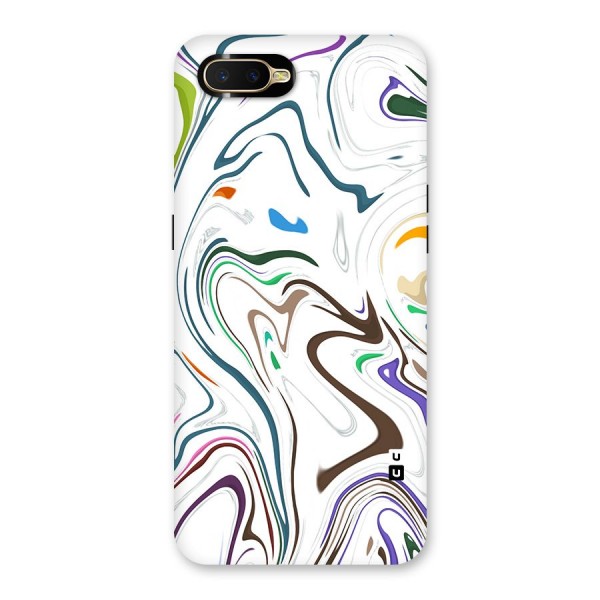 Marbled Printed Art Back Case for Oppo K1