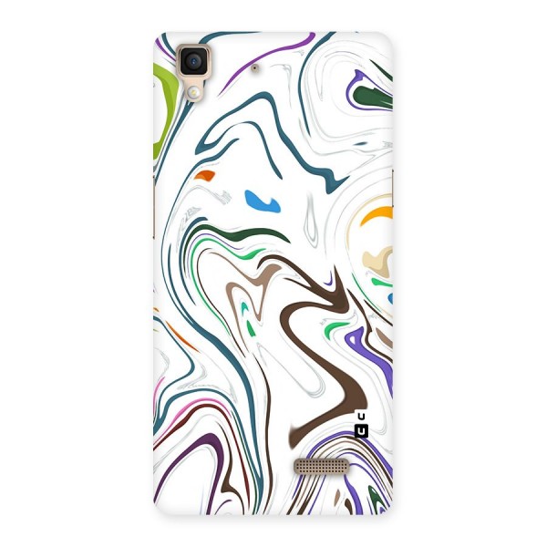 Marbled Printed Art Back Case for Oppo R7