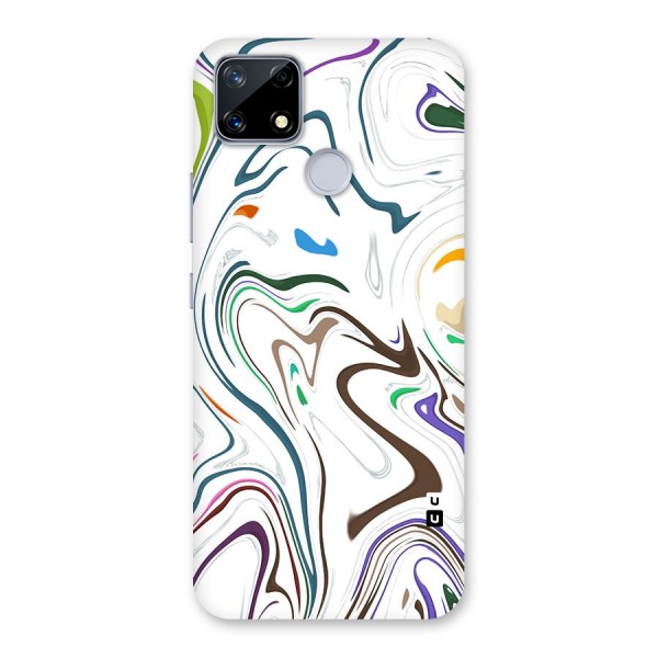 Marbled Printed Art Glass Back Case for Realme Narzo 20