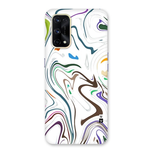 Marbled Printed Art Glass Back Case for Realme X7 Pro