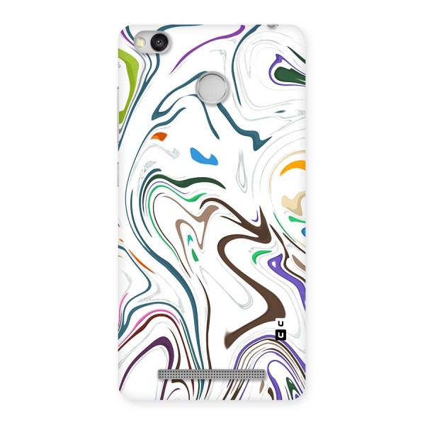 Marbled Printed Art Back Case for Redmi 3S Prime