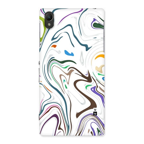 Marbled Printed Art Back Case for Sony Xperia Z1