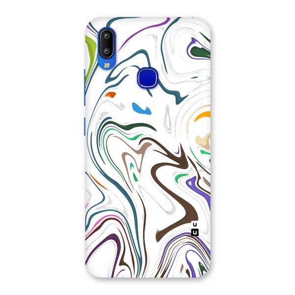 Marbled Printed Art Back Case for Vivo Y91