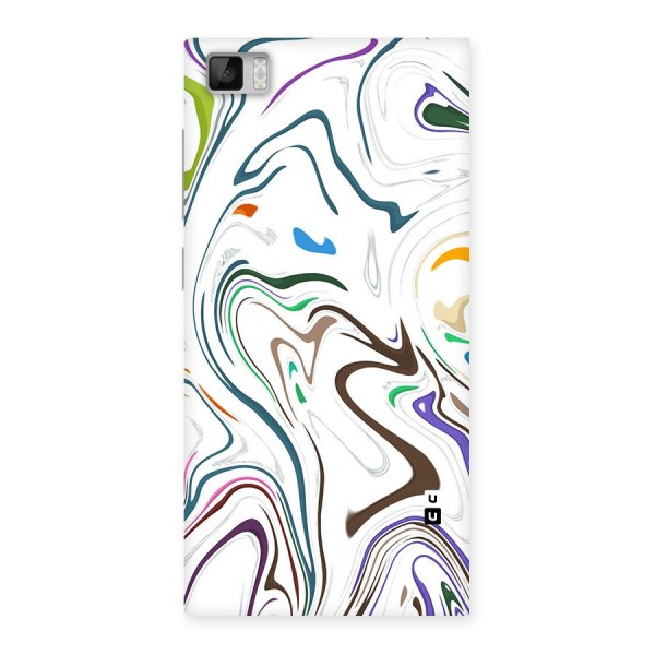 Marbled Printed Art Back Case for Xiaomi Mi3