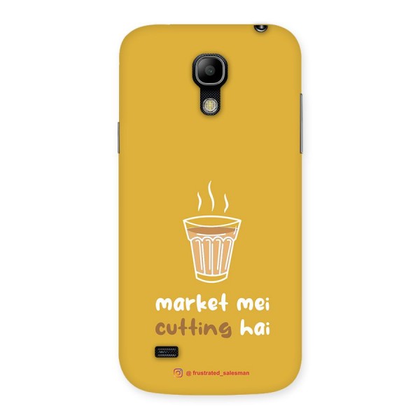 Market Mei Cutting Hai Mustard Yellow Back Case for Galaxy S4 Mini