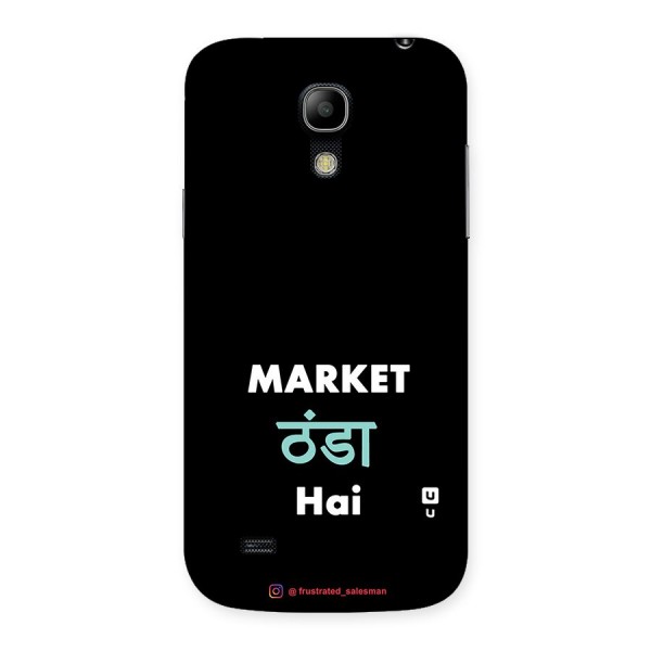 Market Thanda Hai Black Back Case for Galaxy S4 Mini
