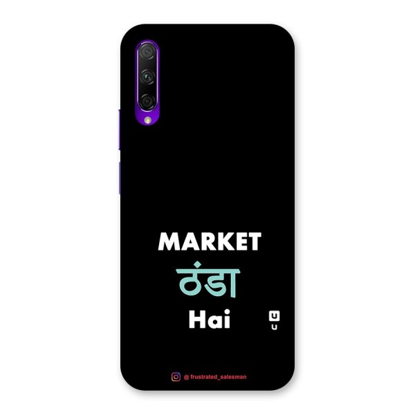 Market Thanda Hai Black Back Case for Honor 9X Pro