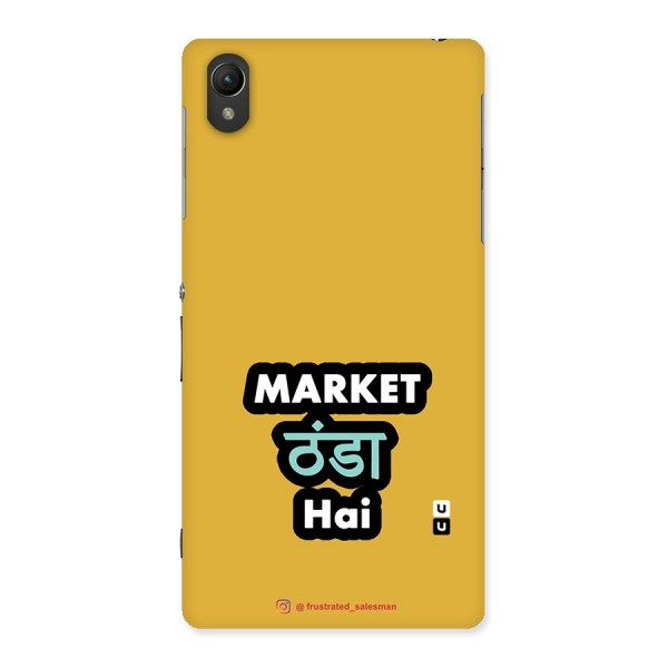 Market Thanda Hai Mustard Yellow Back Case for Sony Xperia Z2
