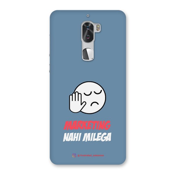 Marketing Nahi Milega SteelBlue Back Case for Coolpad Cool 1