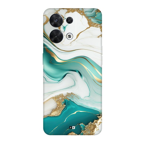 Marvelous Marble Back Case for Oppo Reno8 5G