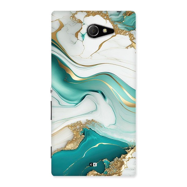 Marvelous Marble Back Case for Xperia M2