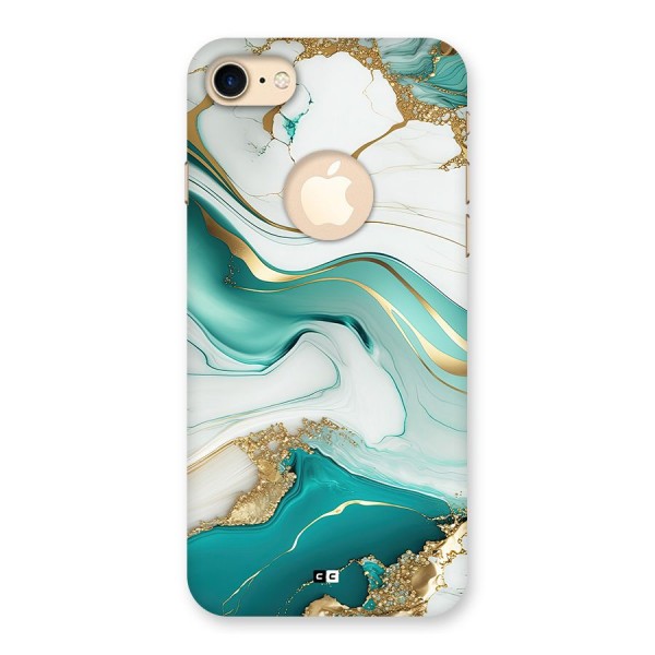 Marvelous Marble Back Case for iPhone 8 Logo Cut