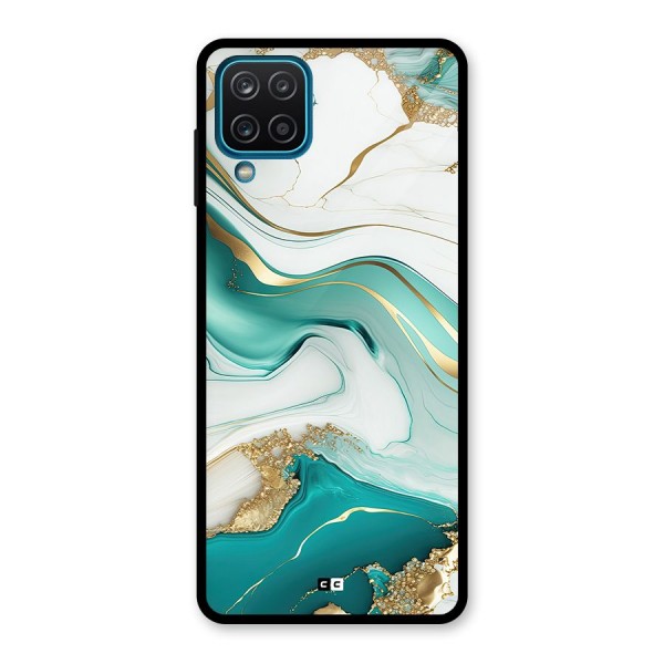 Marvelous Marble Glass Back Case for Galaxy A12