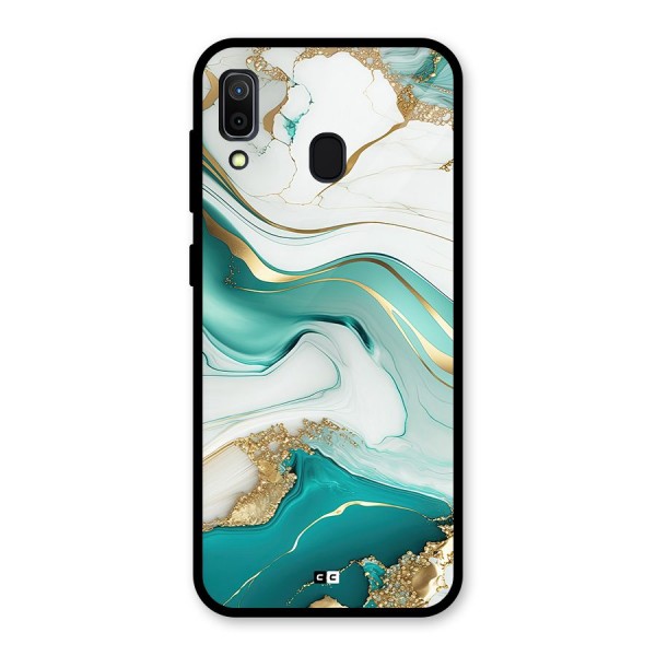 Marvelous Marble Glass Back Case for Galaxy A30