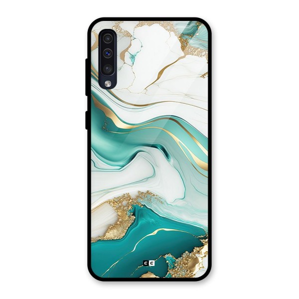 Marvelous Marble Glass Back Case for Galaxy A50