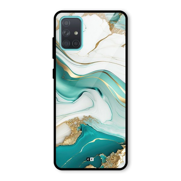 Marvelous Marble Glass Back Case for Galaxy A71