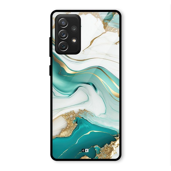 Marvelous Marble Glass Back Case for Galaxy A72